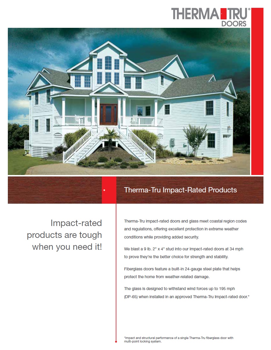 SIW Windows - Therma Tru Impact Brochure